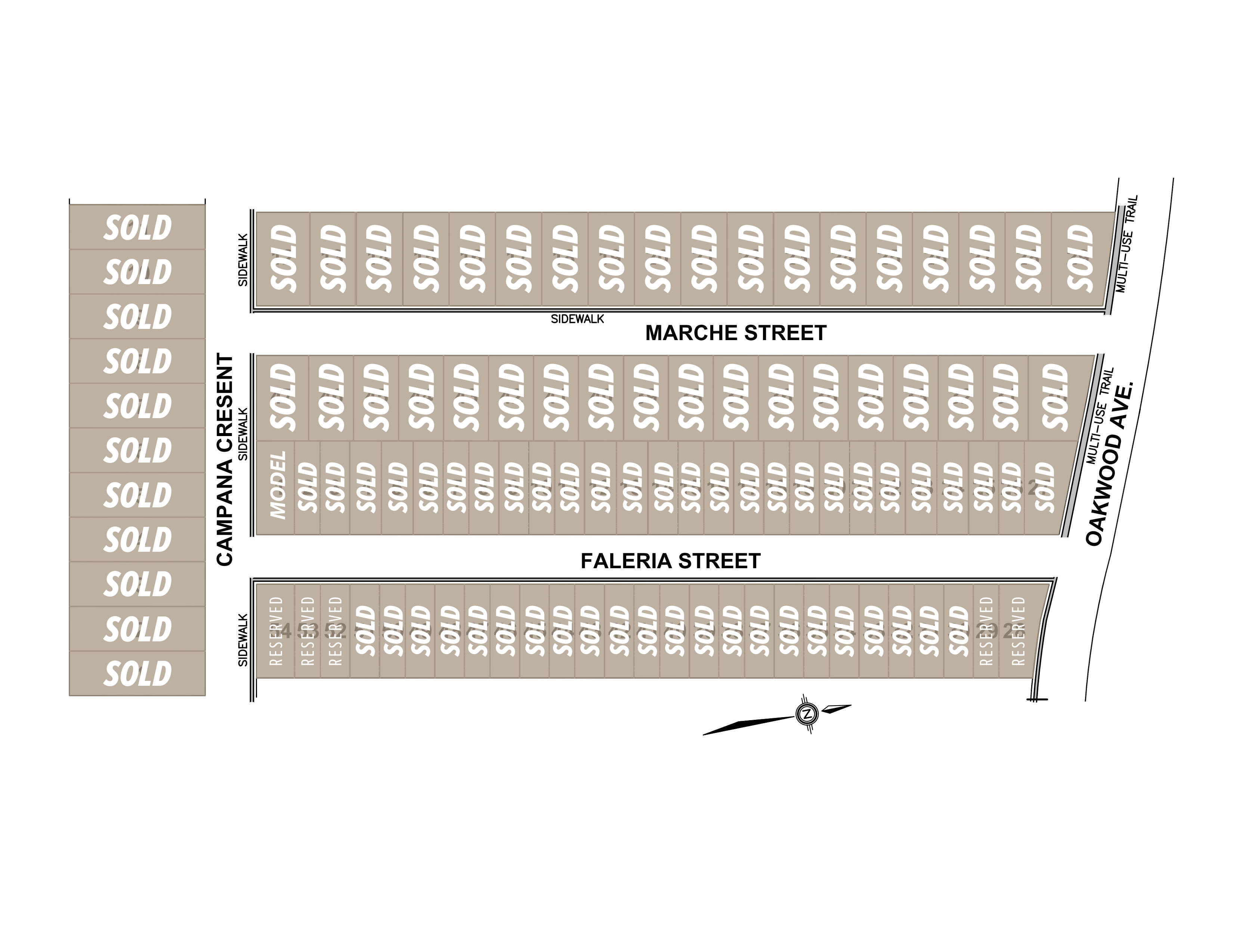 Lakeshore New Centre Estates Map